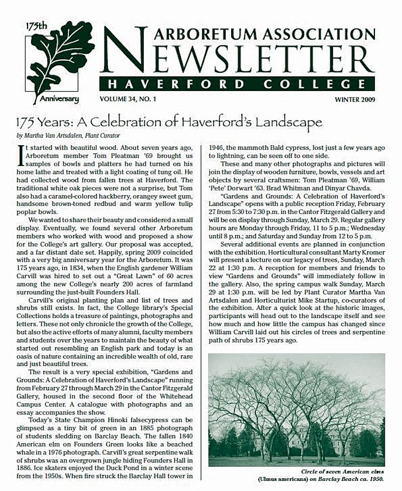 Haverford College Newsletter