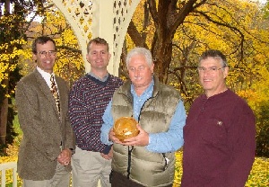 Bowl from Cedar of Lebabnon with Rick Colbert, Mike Karkowski, Harvey Lerman and Tom Pleatman